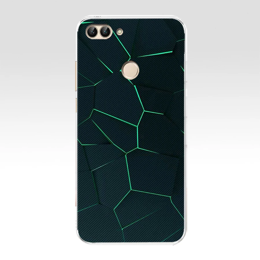 K huawei P Smart чехол TPU Мягкий силиконовый прозрачный чехол для телефона huawei P Smart Cover FIG-LX1 Enjoy 7S Чехол - Цвет: 31