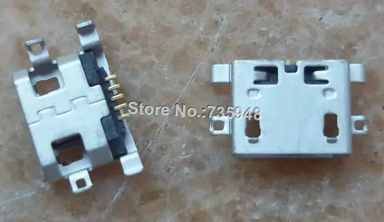 50 шт потребительских упаковок для микро 5pin 0 8 USB разъем зарядки запчастей Alcatel One