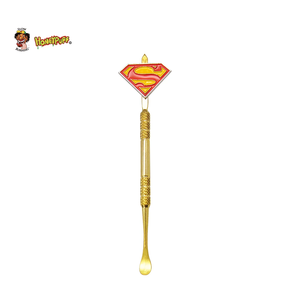 HONEYPUFF нержавеющая сталь карбюратор крышка Dabber воск масло папа инструмент 4,7 дюймов ручка масло воск Лаки инструмент концентраты курительная вода труба