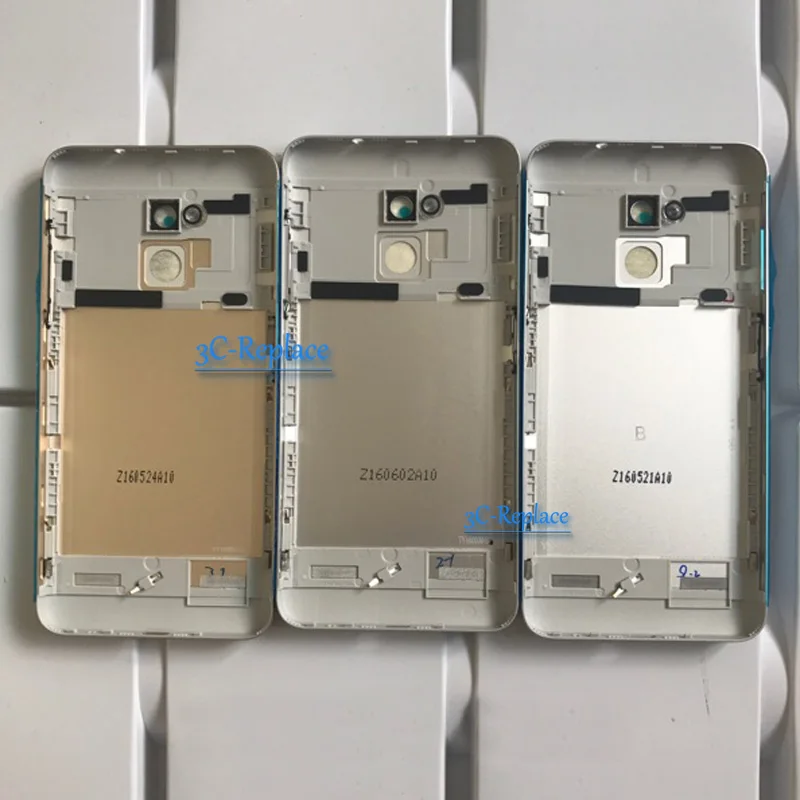 Серебристый/Золотой/серый для zte Blade V7 Lite BV0720/Blade V6 Plus/Blade A2 задняя крышка батарейного отсека, корпус, чехол, запчасти для заднего стекла