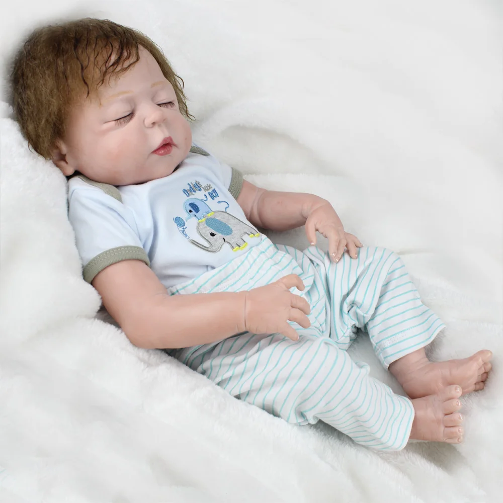 23 дюймов Boneca bebes reborn boy corpo inteiro силиконовые виниловые куклы для новорожденных 57 см реалистичные куклы для новорожденных, подарки
