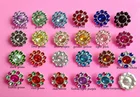 Пластиковые акриловые кнопки для украшения аксессуаров для волос, 25 мм, разноцветные 50 шт.лот (BTN-5188), бесплатная доставка