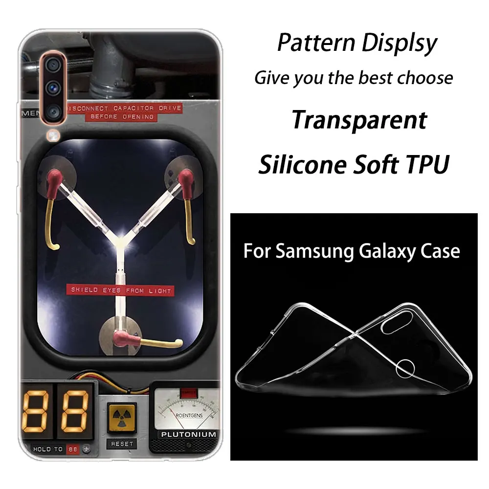 007 Back to the Future мягкий чехол для samsung Galaxy A90 A80 A70 A60 A50 A40 A30 A10 A20E A2CORE A9 A7 A8 A6 плюс A5 крышка - Цвет: 007