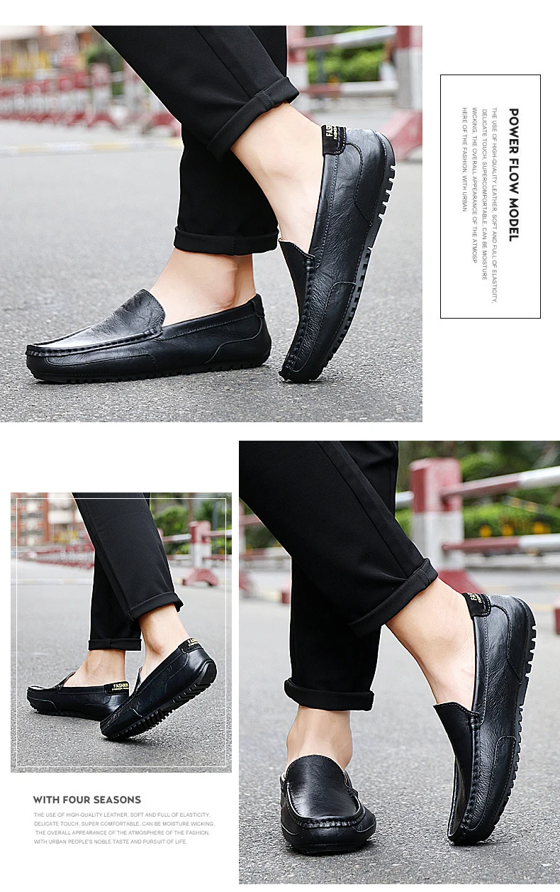 Удобная мужская обувь из коровьей кожи; мужская повседневная обувь; Chaussures; лоферы; Мужская обувь без застежки; zapatos hombre; Новинка