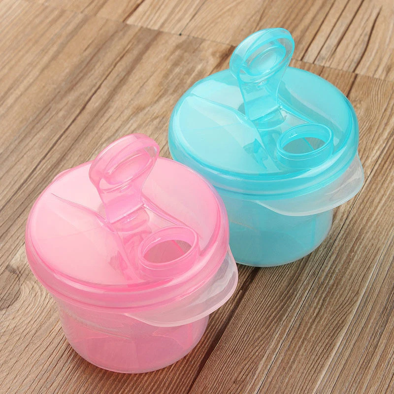 New Portable Baby Infant Feeding Milk Powder &ampFood Bottle Container 3 Cells Grid Bowl | Мать и ребенок