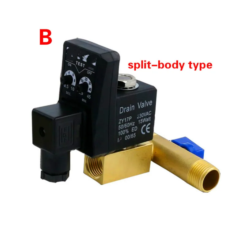 1/2 AC220V DC24V AC110V DC12V электрический таймер автоматический водный клапан соленоид