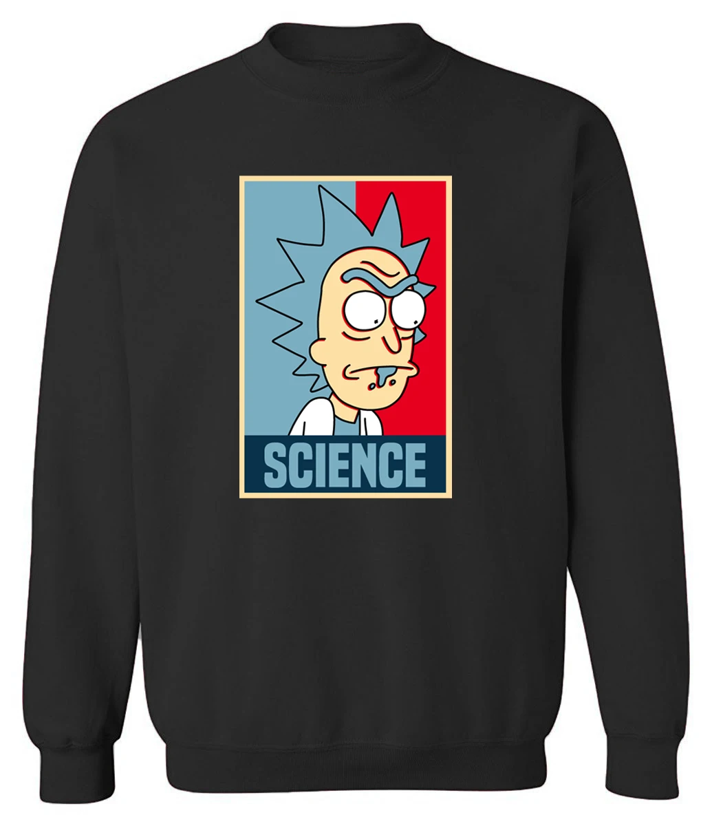 Забавные толстовки SCIENCE RICK AND MORTY с принтом, худи для мужчин, весенние флисовые пуловеры с длинными рукавами, мужские толстовки в стиле хип-хоп