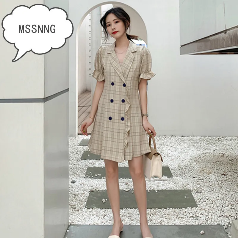 Женское платье в ретро стиле MSSNNG летнее большого размера с V образным вырезом и