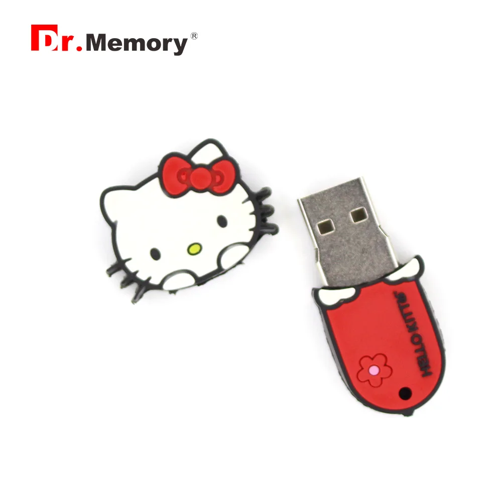 4 цвета hello kitty Cat Usb флеш-накопитель, флеш-накопитель, красный/розовый/синий, устройство для хранения карт памяти, 4g/8g/16g/32g подарок для девочки