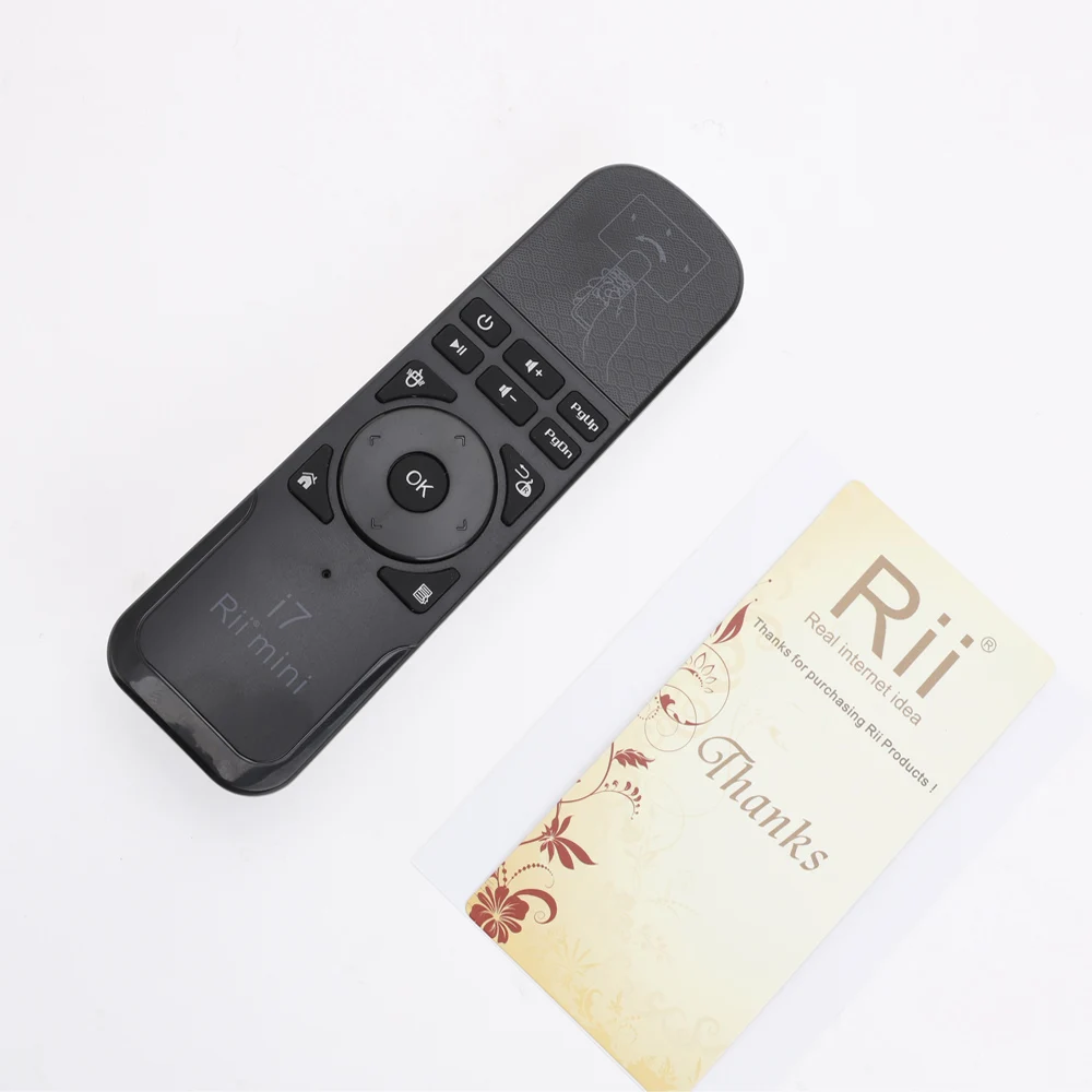 Rii Mini i7 2,4G Беспроводной Fly Air Мышь дистанционного Управление восприятие движущихся объектов Встроенный 6-Axis для Android ТВ Box Smart PC
