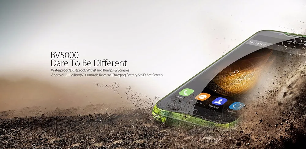 Blackview BV5000 4G LTE Android 5,1 водонепроницаемый смартфон MTK6735 четырехъядерный мобильный телефон " HD 2 Гб ram+ 16 Гб rom gps батарея 5000 мАч