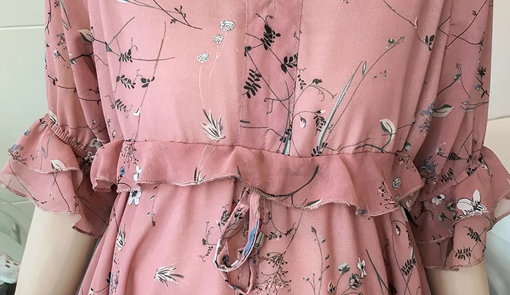 Платье для беременных Новый 2018 Лето Беременность Костюмы v-образным вырезом