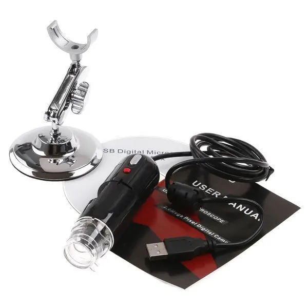 2MP High Speed DSP 2 Mega Pixels 200X 8LED USB Digital Microscope Endoscope Magnifier Camera Free Shipping Drop |