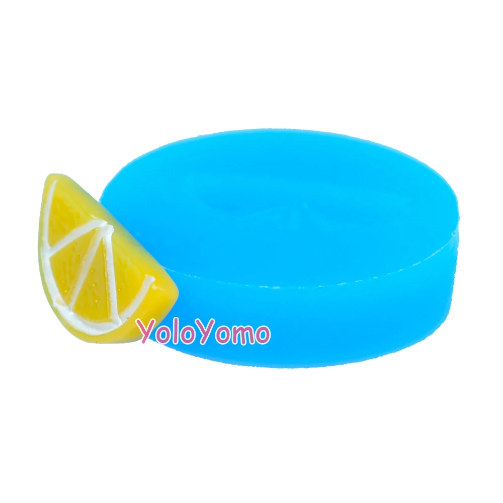 S046YL 19.2mm Orange Slice Silicone Mold - Fruit Oven Safe Fondant Craft Cake Decorating Resin DIY Handmade Candy | Дом и сад