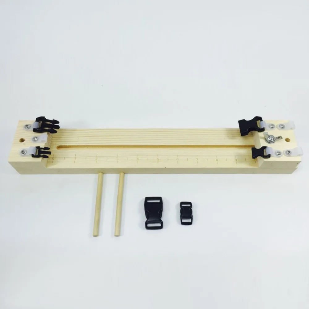 1 шт браслет Вязание инструмент поделки из дерева Паракорд джиг производитель