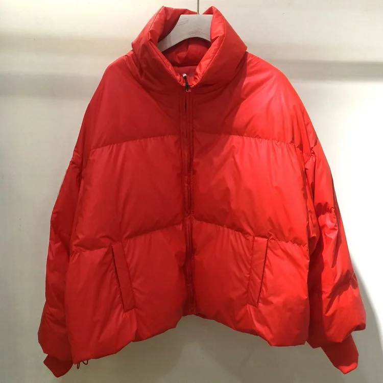 Женская верхняя одежда с хлопковой подкладкой однобортное пальто воротником