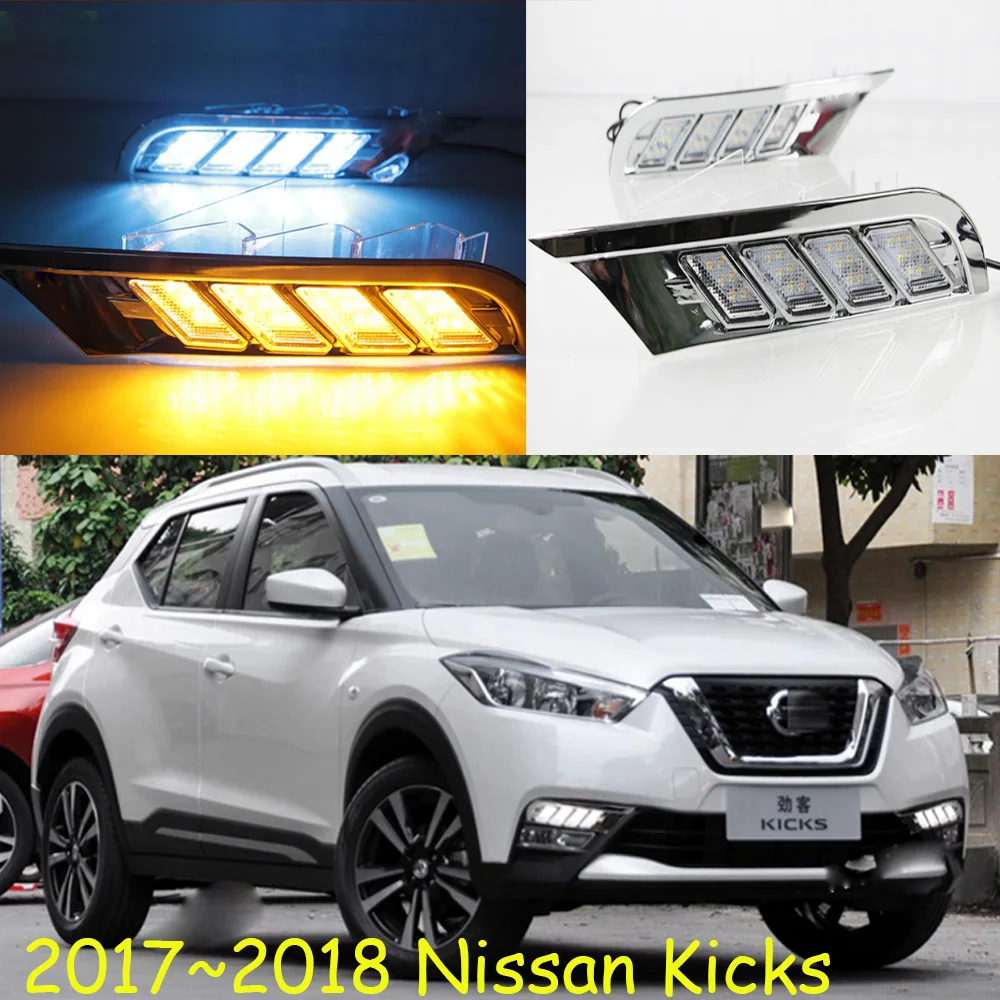 Светодиодный 2017 ~ 2018 ногами Дневной светильник Kicks туман удары головы Micra титан