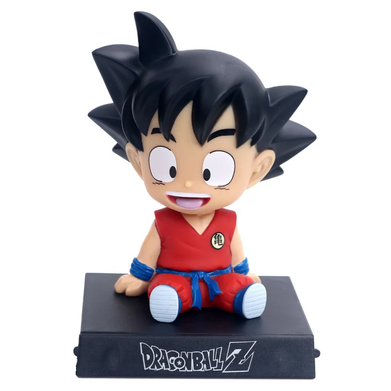 Качающаяся голова Dragon Ball фигурка Сон Гоку криллин встряхиватель держатель телефона кронштейн украшение автомобиля аниме модель ПВХ игрушки подарки