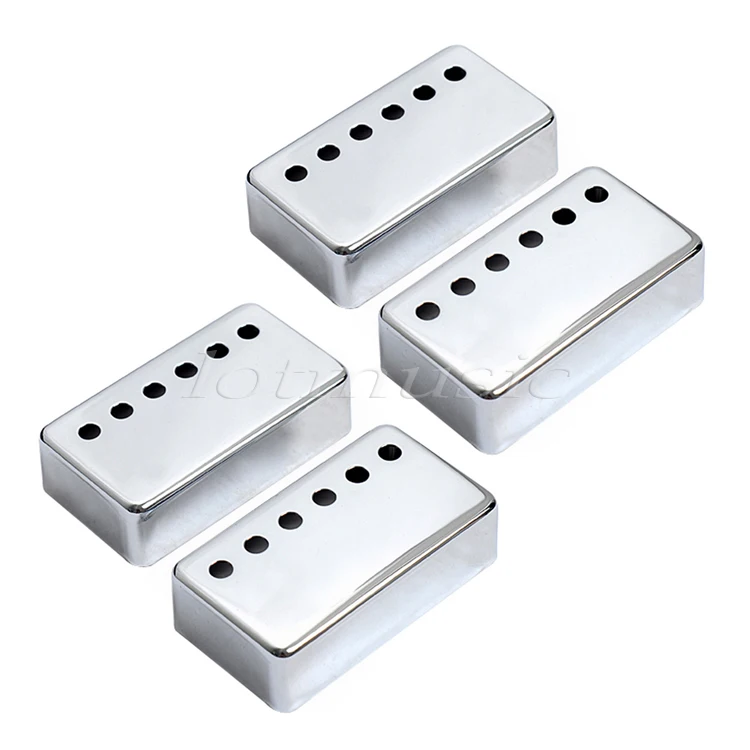 4 шт. металлические Чехлы для гитары 50 мм|humbucker pickup|for guitarhumbucker pickup covers |