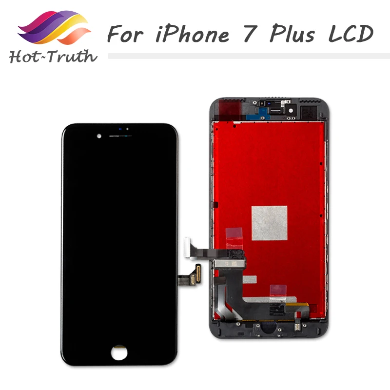 Горячая Распродажа! 20 шт./лот класс AAA для iPhone 7 Plus черно белый ЖК дисплей сенсорный