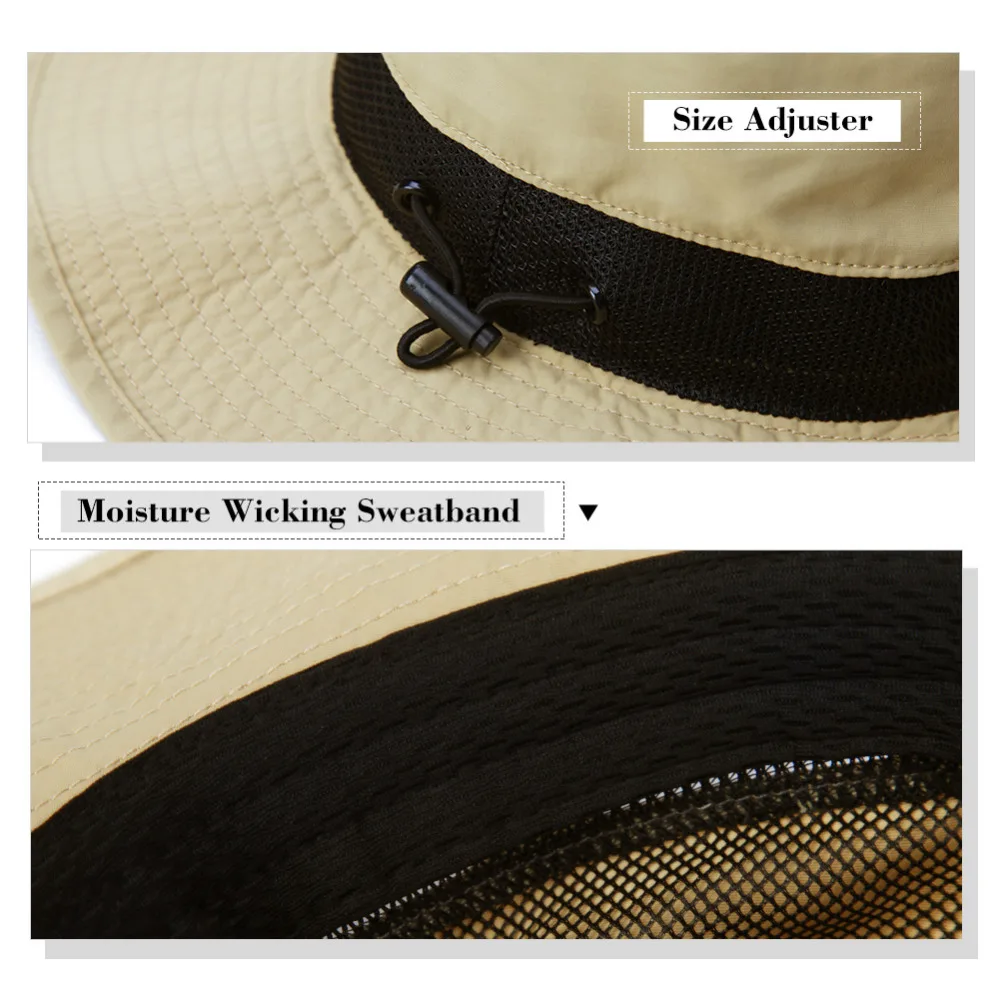 Siggi унисекс Мужские Лето ведро шляпа от солнца UPF 50 + Packable камуфляж женщины Sunhat