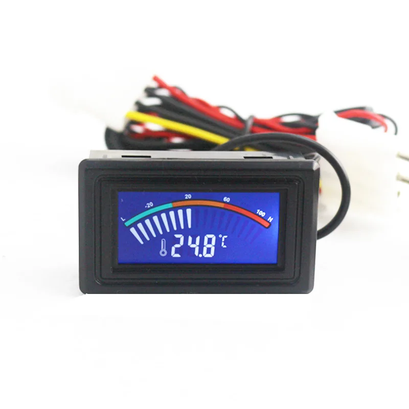 

Digital Thermometer Temperature Meter C/F USB Connector LCD DC 5-25V Car Water Liquid Aquarium Waterproof + NTC Sensor Probe