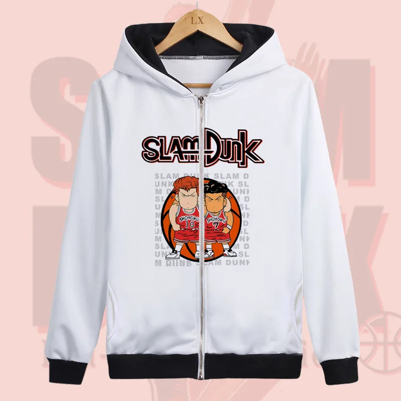 SLAM DUNK Hanamichi Sakuragi Rukawa Kaede Mitsui Hisashi Косплей Костюм Топ Пальто Куртка с капюшоном