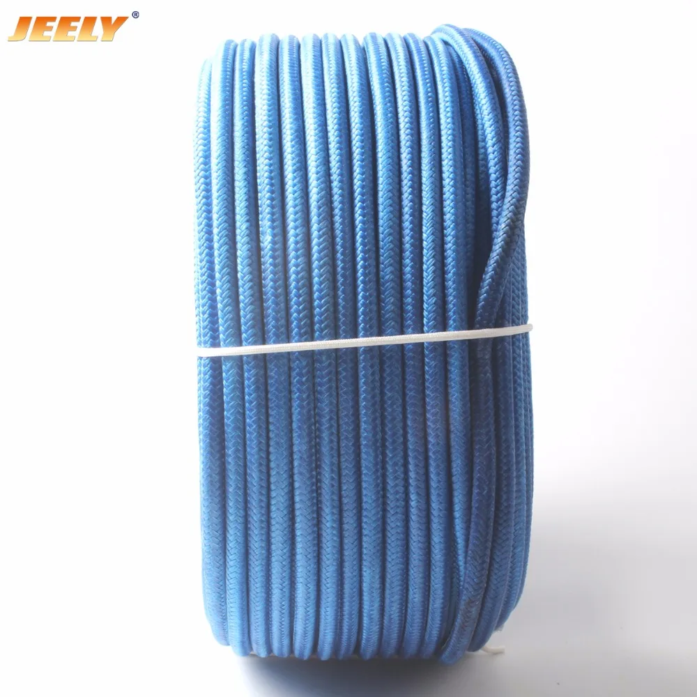 

JEELY 16mm 200m UHMWPE Core with Polyester Jacket Sailboat Winch Tow Rope
