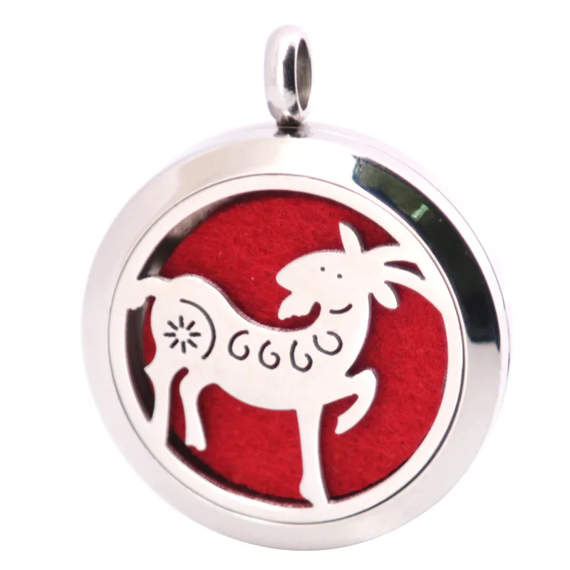 10 шт. олень ароматерапия эфирное масло хирургическая нержавеющая сталь кулон