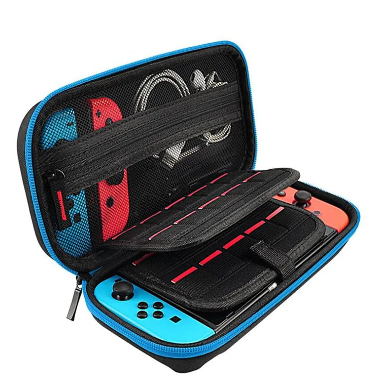 Сумка для хранения для nintendo Switch аксессуары двойной отсек игровая карта четыре угла пакет переключатель хост защита пакет сумки