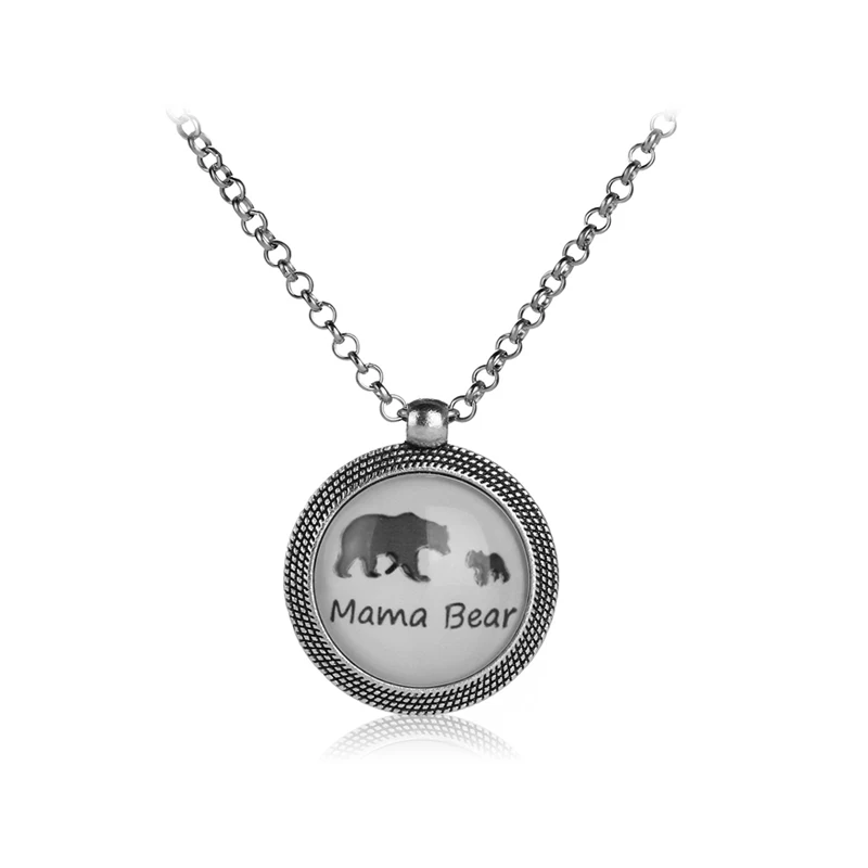 Светящееся ожерелье для мамы и ребенка украшение в виде медведя бара мишки мама