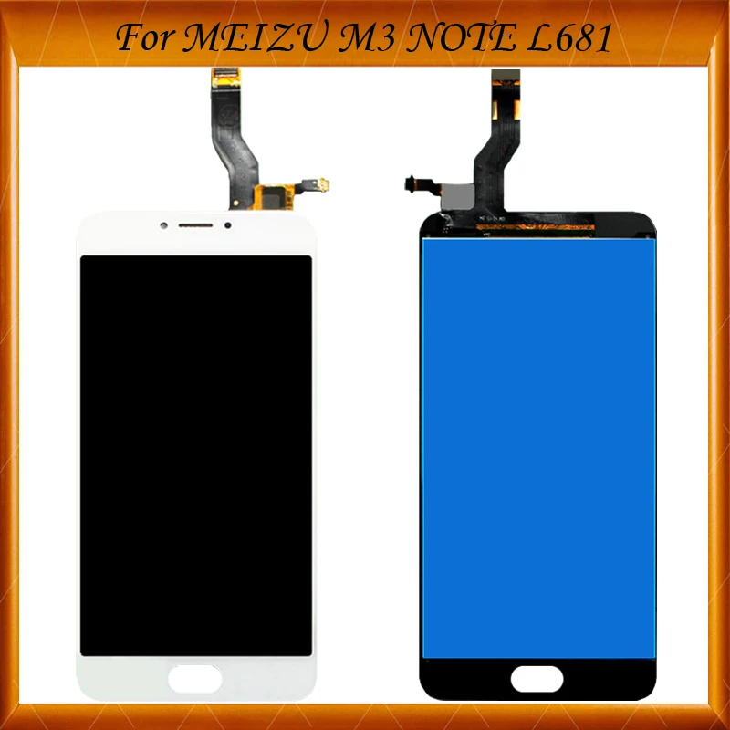 Для Meizu M3 Note L681h ЖК-дисплей + сенсорный экран дигитайзер в сборе для L681 аксессуары