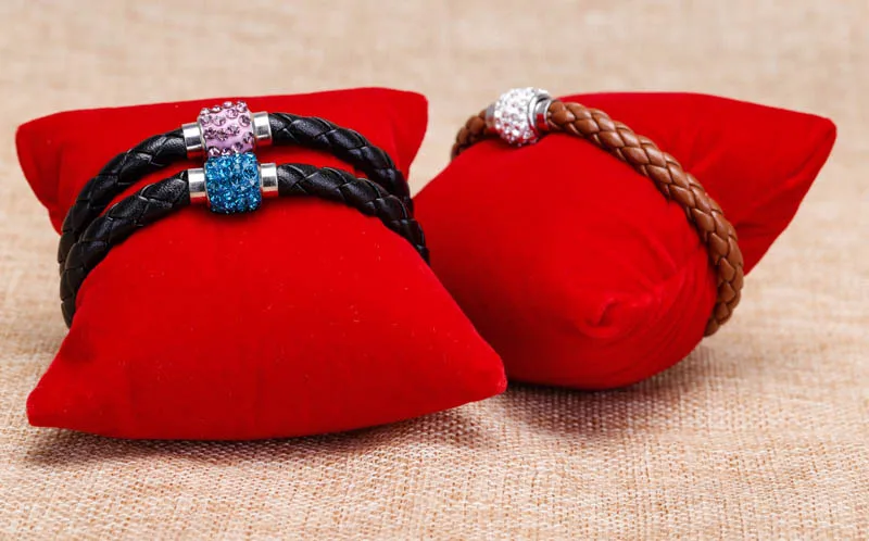 2016 20 шт. маленькие браслеты из льна часы подушки ювелирные изделия дисплеи |