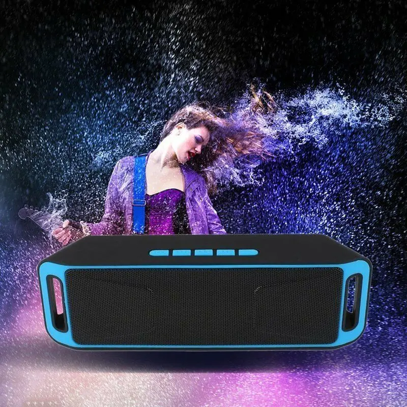 Беспроводной Bluetooth динамик для улицы и дома портативный стерео громкий с