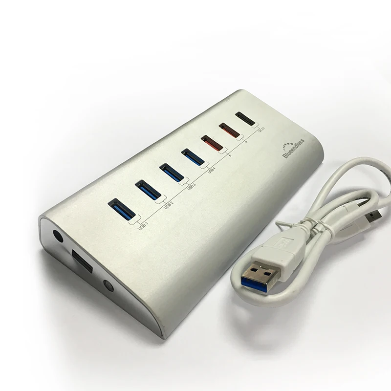 Удлинитель USB 3 0 (7 портов) с поддержкой быстрой зарядки 2 0|7 ports|usb hub2.0 usb |