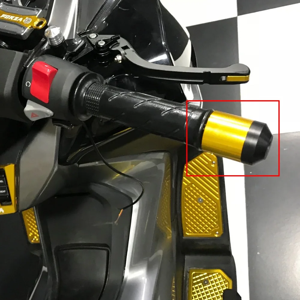 Универсальный 22 мм 7/" мотоциклетные ручки велосипеда гоночный руль для Kawasaki Yamaha XMAX NMAX NVX AEROX TMAX VMAX Honda FORZA PCX