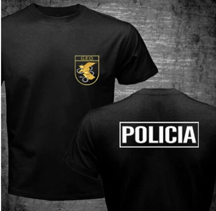 11 Espana Policia испанская национальная полиция Espana Policia Cnp Uip УПО анти бунт спецназ Geo Goes спецназ Мужская футболка классная футболка - Цвет: 11