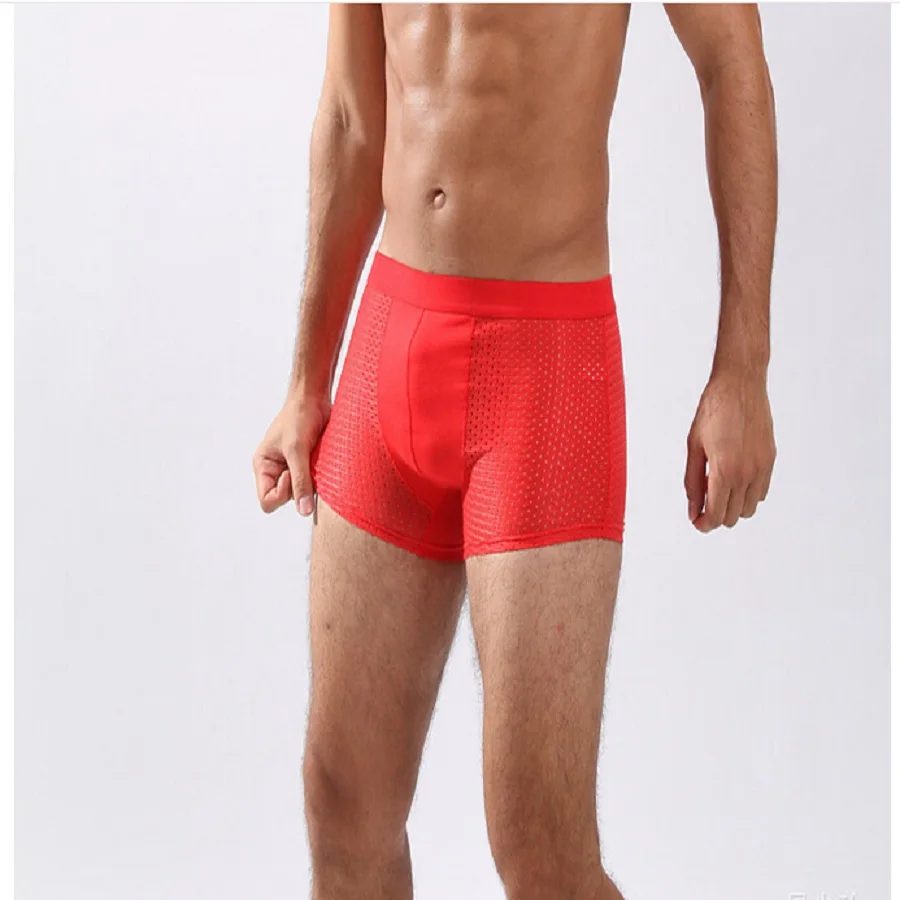 2016 Новинка Обувь с дышащей сеткой Для мужчин боксер Нижнее Бельё для девочек