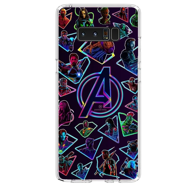 Мягкий ТПУ силиконовый чехол Капитан Америка Мстители герой для Samsung A30 S10LITE S9 S7 S8