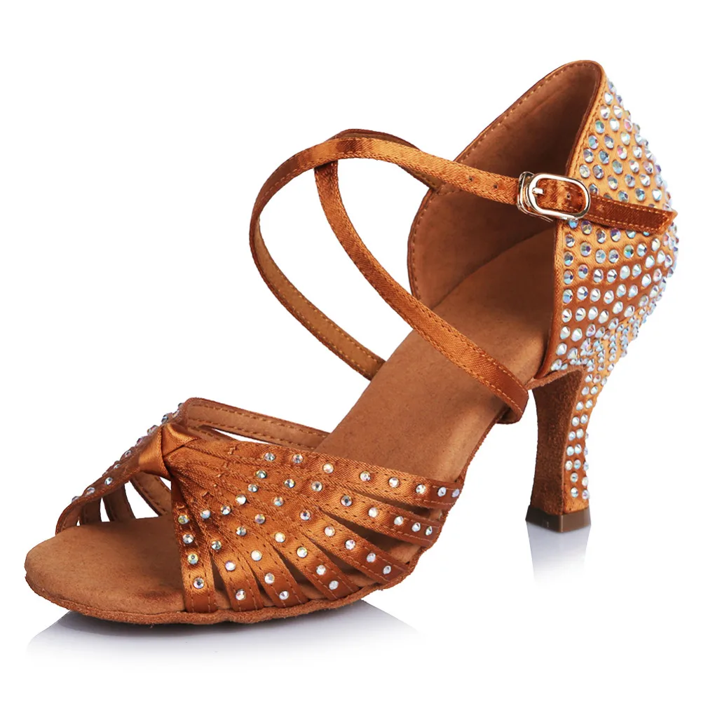 Новинка женские туфли для латинских танцев вечерние взрослых и девочек с