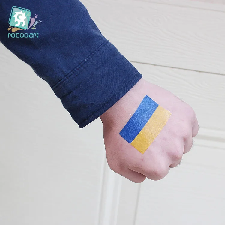 CF001-024 Новая мода по всему миру флаг страны футбол Олимпийский Спорт Временные татуировки стикер боди-арт переводная вода поддельные тати