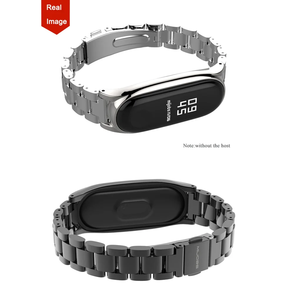 Xiaomi mi Band 3 NFC металлический ремешок Безвинтовые браслеты из нержавеющей стали Сменные аксессуары для mi Band 3 ремешок стальной браслет
