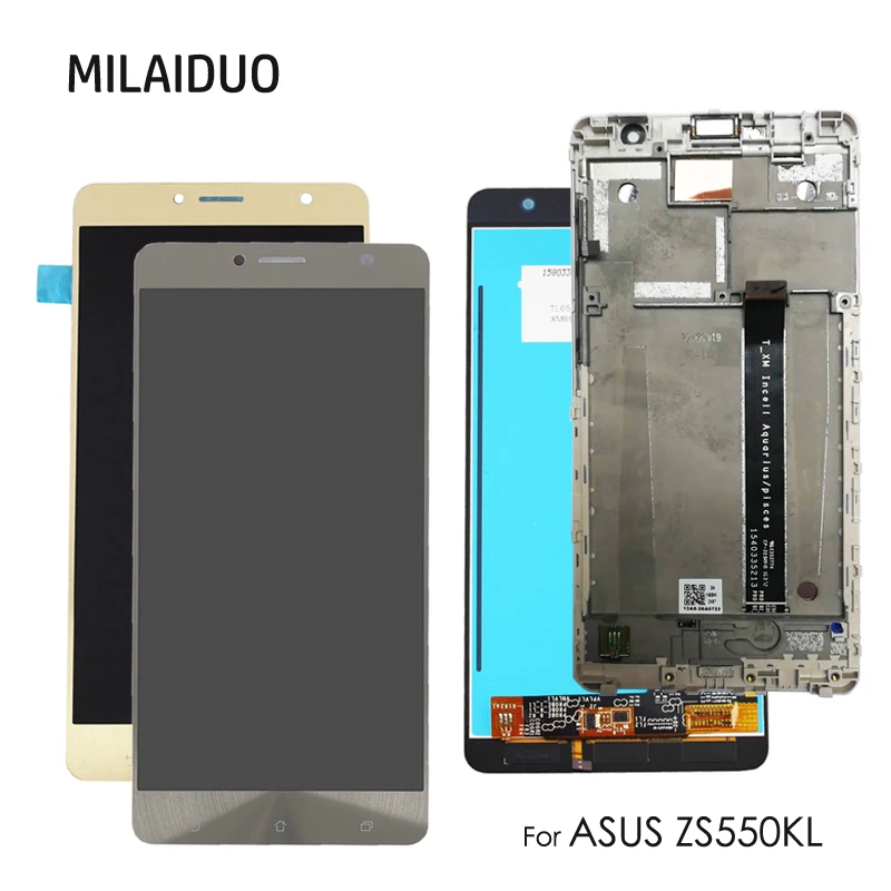 ЖК-дисплей для Asus Zenfone 3 Deluxe ZS550KL Z01FD сенсорный экран дигитайзер сборка Замена 5