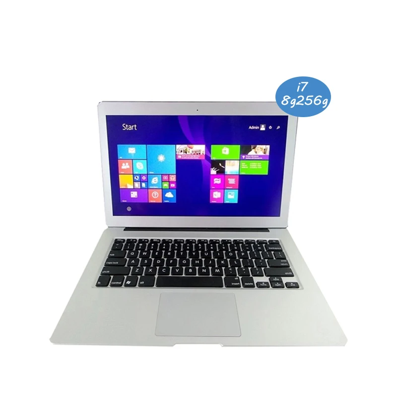 Windows8/10 система 1920x1080P экран Intel i7-5500u 2.40Ghz металлический портативный ноутбук с подсветкой клавиатуры.