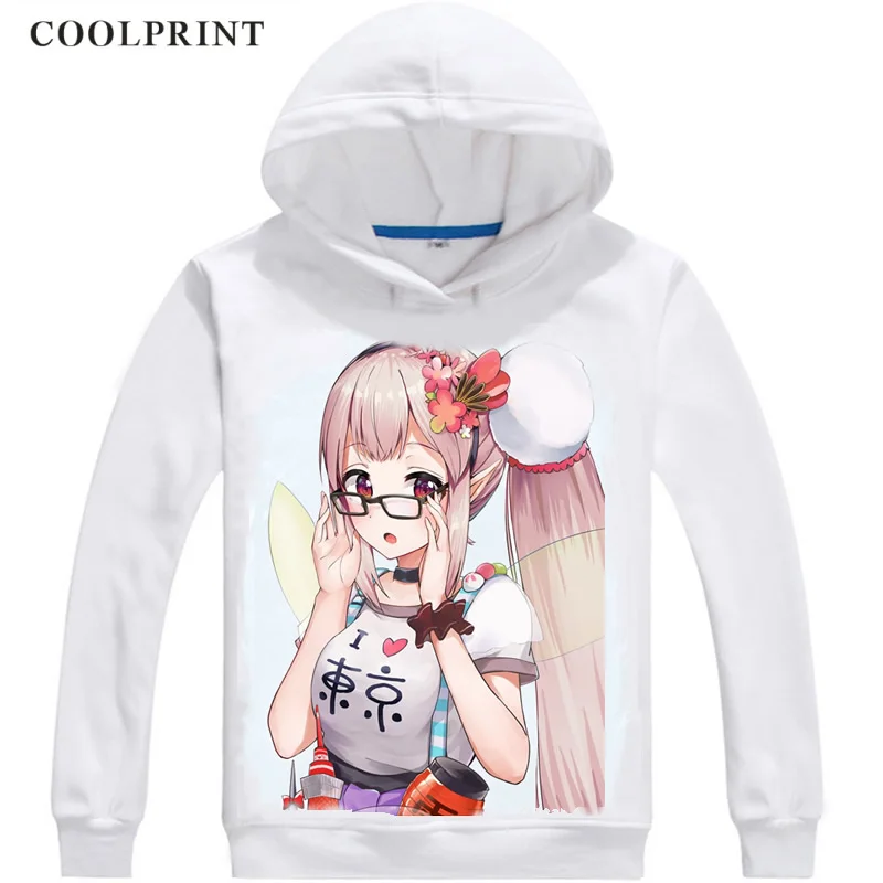 Худи с капюшоном Elf no Elu Noel виртуальный ютуберь Vtuber искусственный интеллект худи