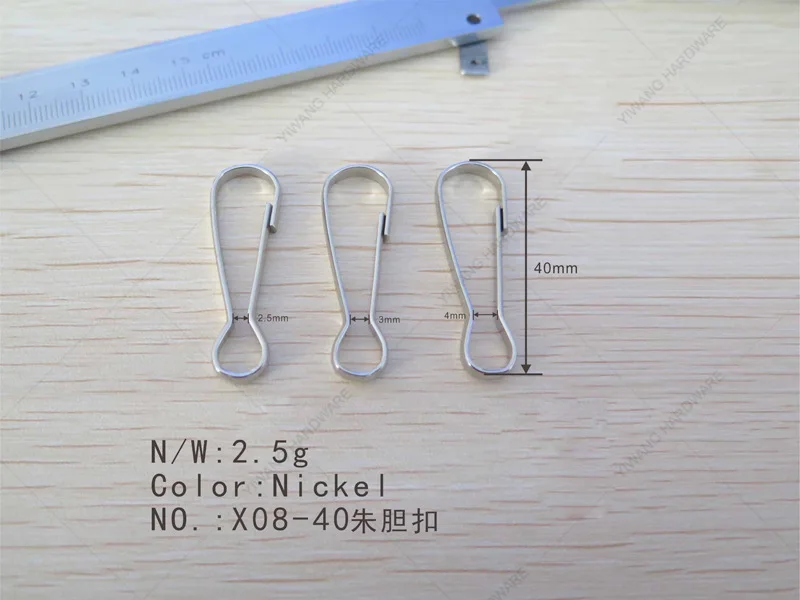 50pcs Pig Bile Buckle For Manual Making Keychains / Clothing Bags Chain Decorations Fashion DIY Jewelry Accessories | Украшения и