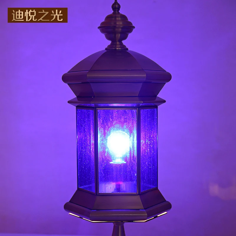 

Modern Table Lamp European Style Floor lights Copper Decor Lighting Vintage Table Light LED E14 For Villa Drawing Room Bedroom