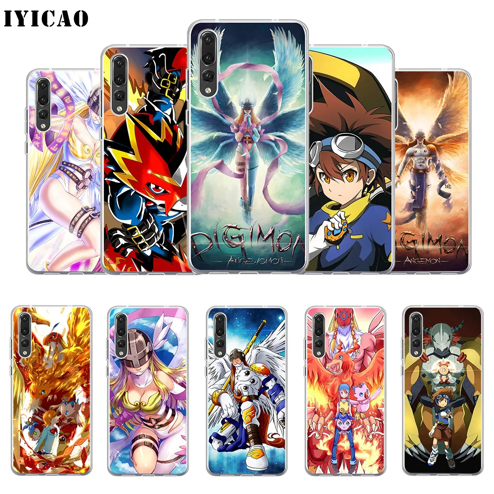 IYICAO Digimon Evolution Мягкий силиконовый чехол для телефона Huawei P30 P20 Pro P10 P9 P8 Lite P Smart TPU