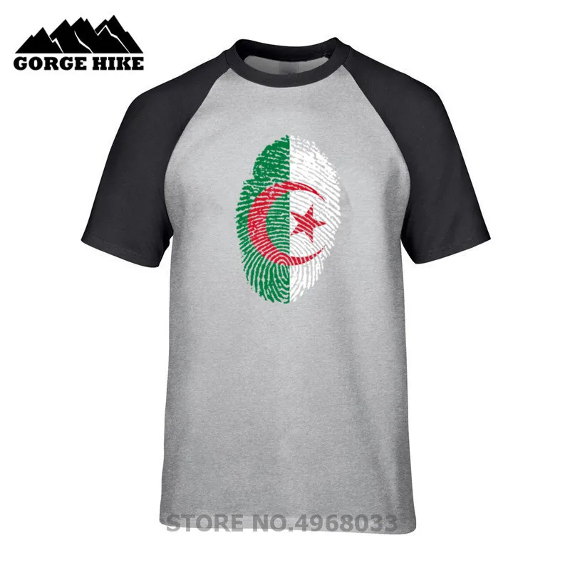 Мужская футболка в стиле кантри с цифровой печатью флага Алжира дизайнерские