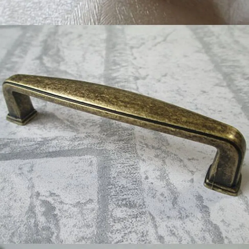 128 мм бронзовая ручка для кухонного шкафа дверная старинный латунный шкаф ящик